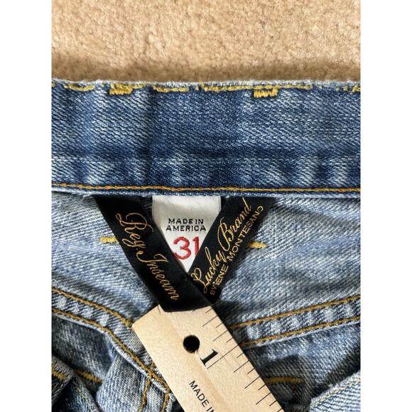 Lucky Brand | Good Luck to the Owner Distressed Denim Jeans Women's 31/31 - Picture 4 of 9